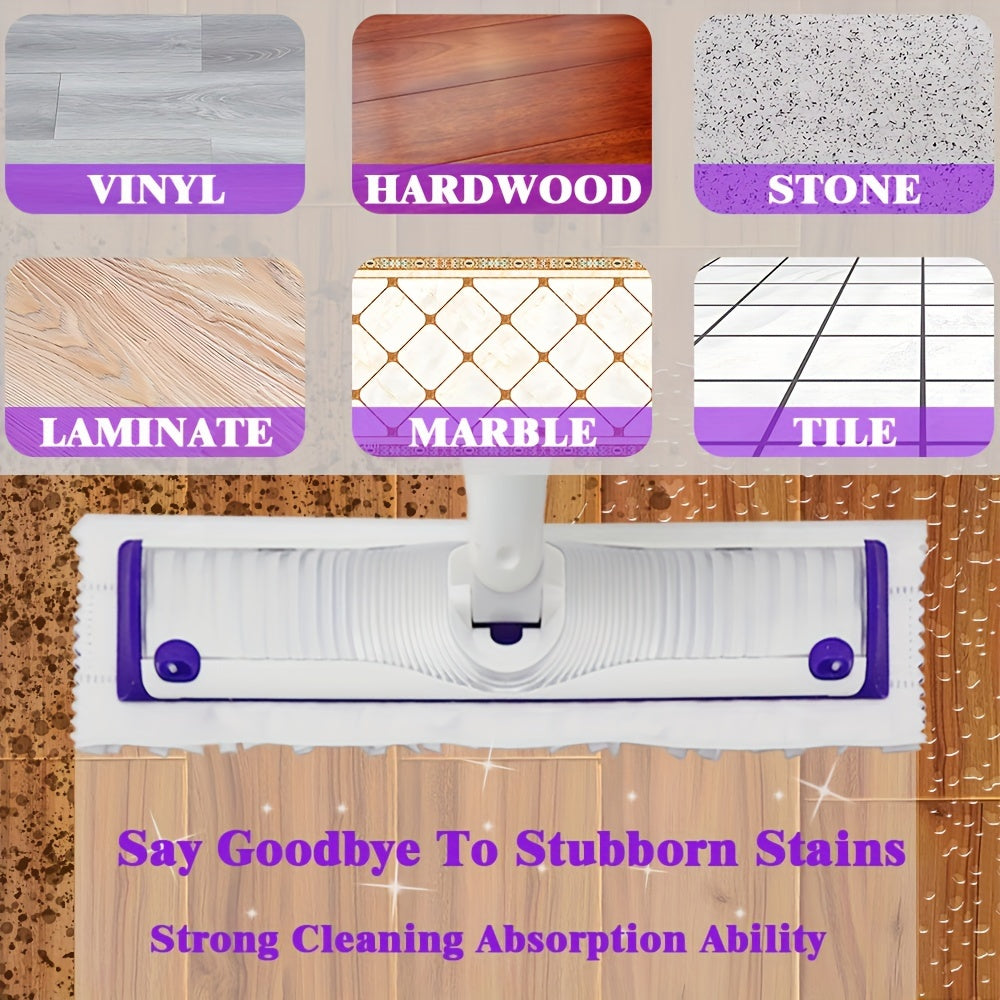 22-Pack Power Mop Replacement Pads for Multi-Surface Floors Cotton Blend Disposable Cleaning Cloths