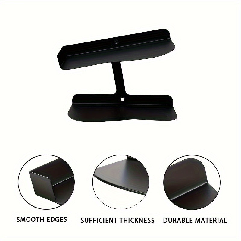 H-Shaped Floating Shoe Rack Wall Mount for Sneakers and Home Decor