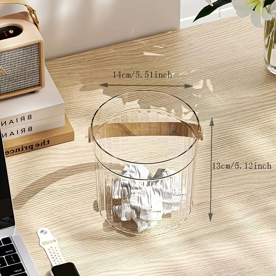 Clear PET Ice Bucket for Cold Drinks and Food Storage Durable Terephthalate