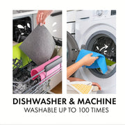 Pink Reusable Swedish Dishcloths for Kitchen Cleaning and Gift