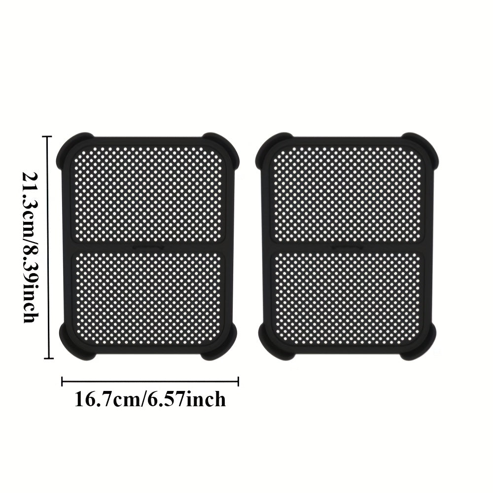 Qayta ishlatiladigan Silikon Splash Guardlar Ninja Air Fryer AF400 AF451 uchun, 2 ta to'plam, bardoshli, oson tozalanadi