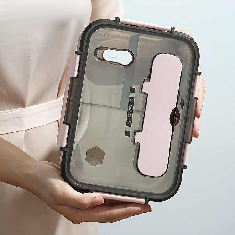 Microwave-Safe BPA-Free Plastic Lunch Box Leakproof Durable for Travel Camping Office