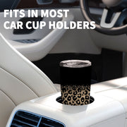 Leopard Print Travel Mug 20oz Stainless Steel Insulated Coffee Cup with Lid