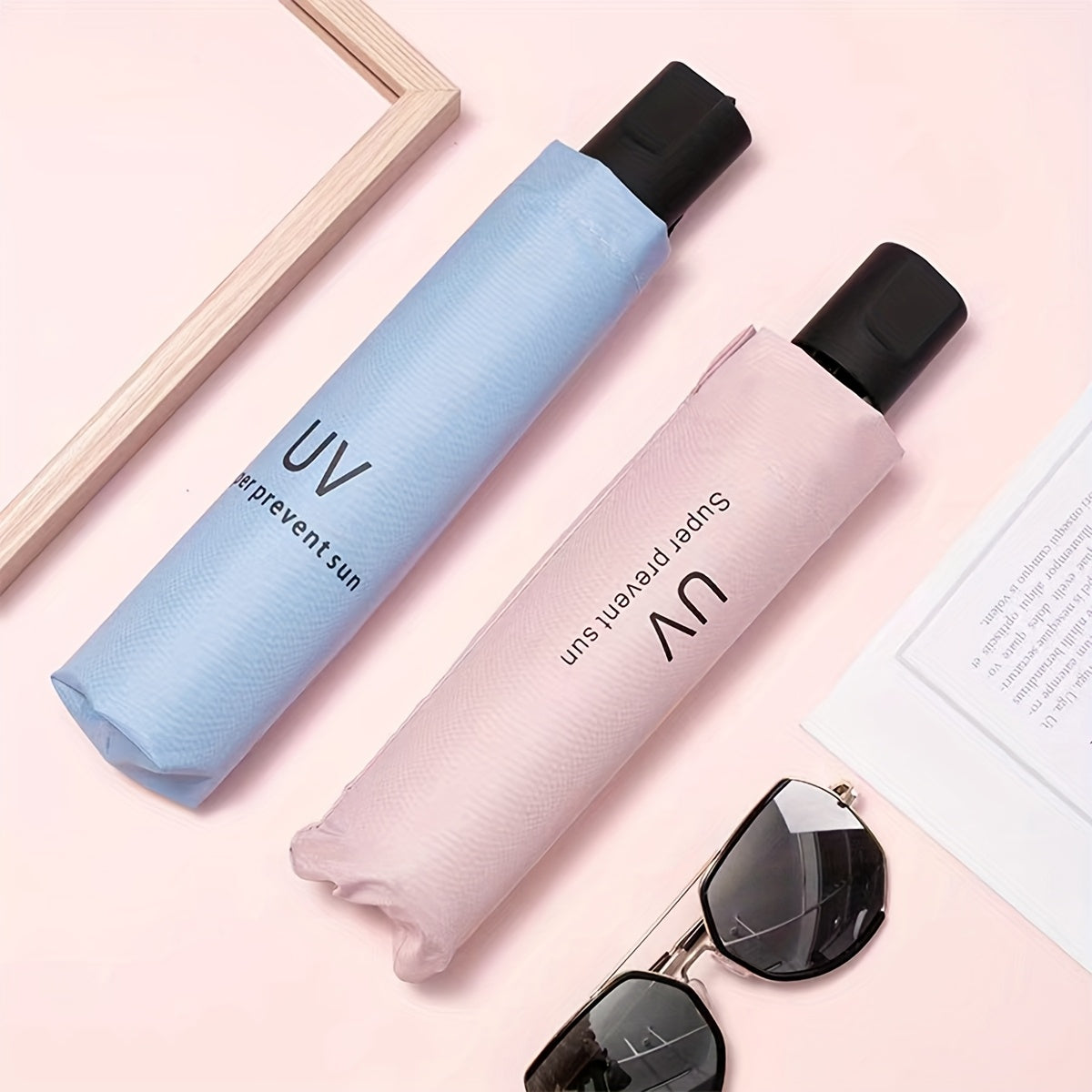 Large Foldable Manual Umbrella for Sun and Rain Protection Men Women Casual Minimalist