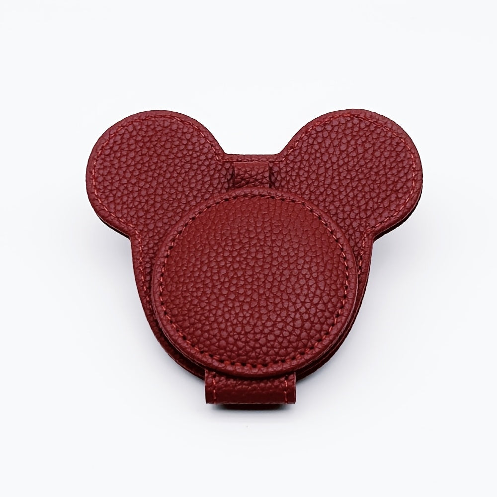 Qora, oq, pushti, qizil rangdagi magnit avtomobil visor ko'zoynak klipi, chiptalar va kartalar uchun