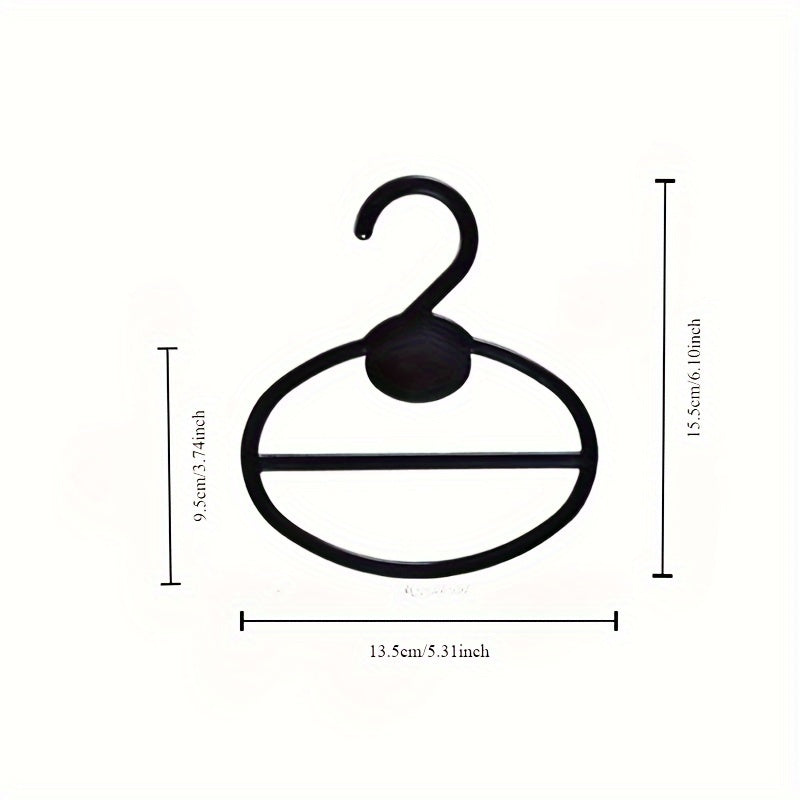 Juego de 10 colgadores de plástico para bufandas, corbatas y accesorios, organizador de armario