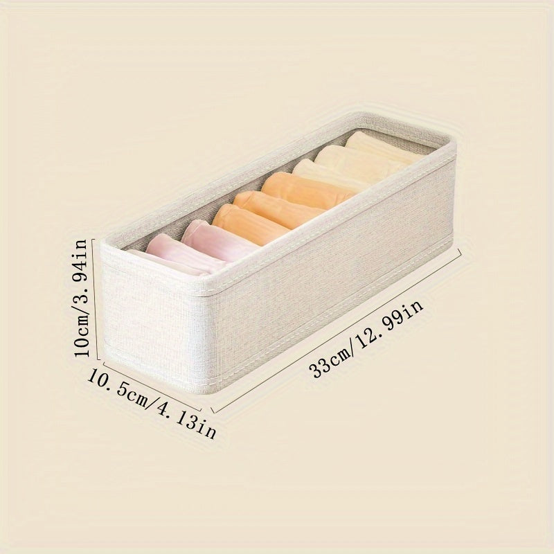 Foldable Storage Organizer for Socks Underwear Ties Belt Wardrobe Closet