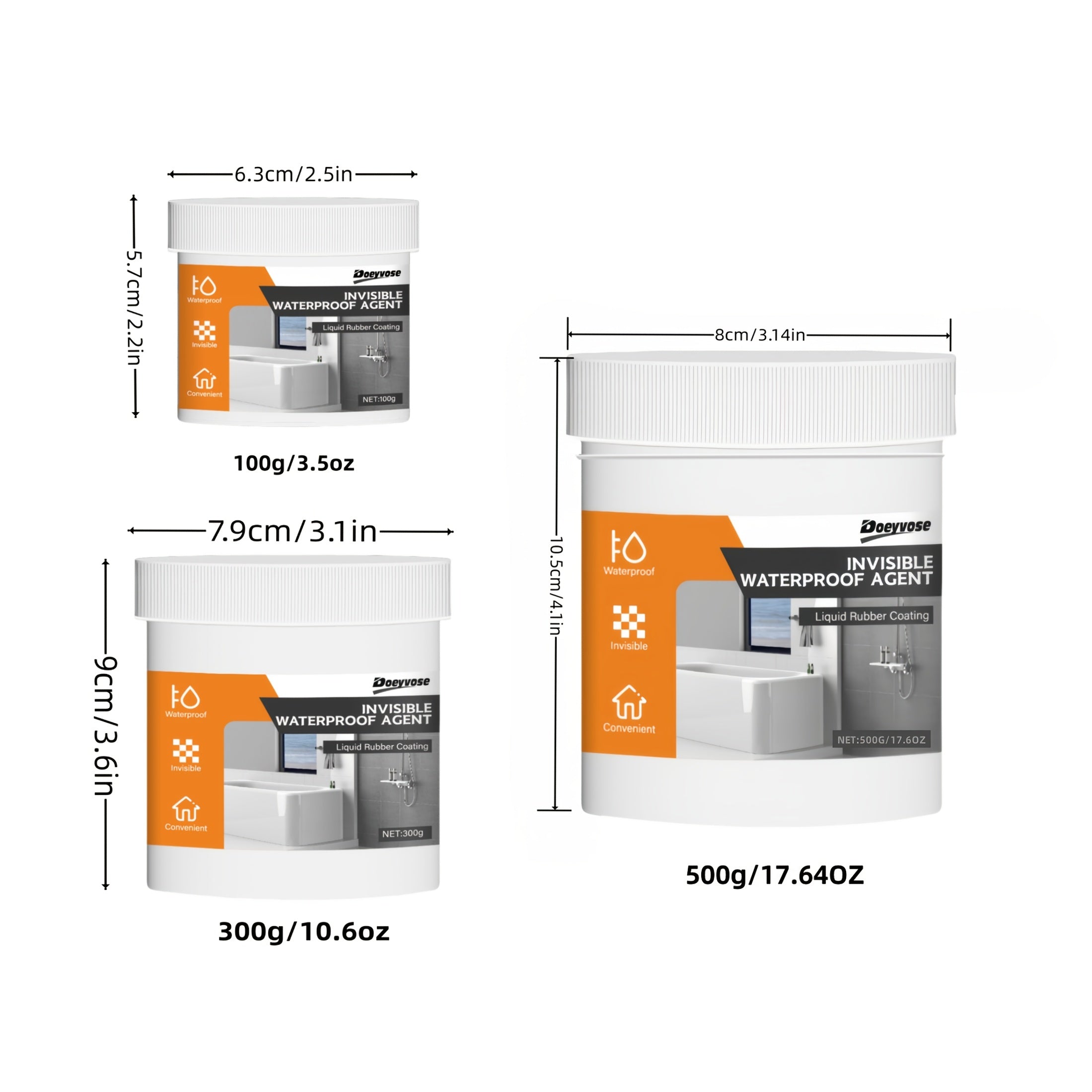 Transparent RV Roof Sealant Waterproof Wall Bathroom Repair Easy Application