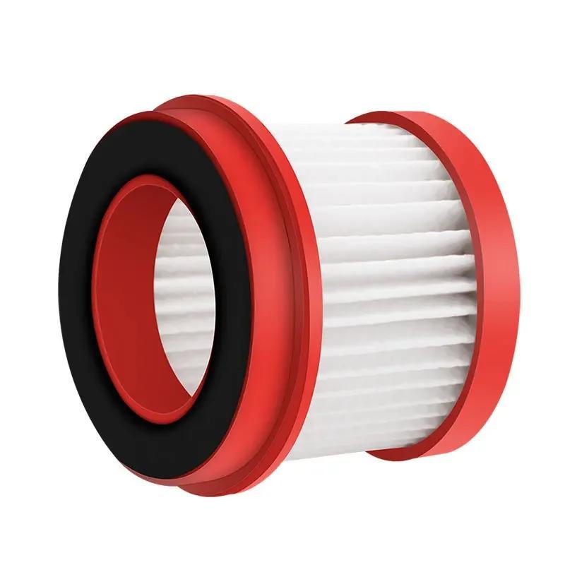 1 dona HEPA Filtri Xiaomi Deerma CM1300/CM1900 Changyutgich uchun almashtirish - Qizil va Oq Yuqori samarali chang to'plash aksessuar, silindrsimon filtr dizayni va mustahkam material bilan.
