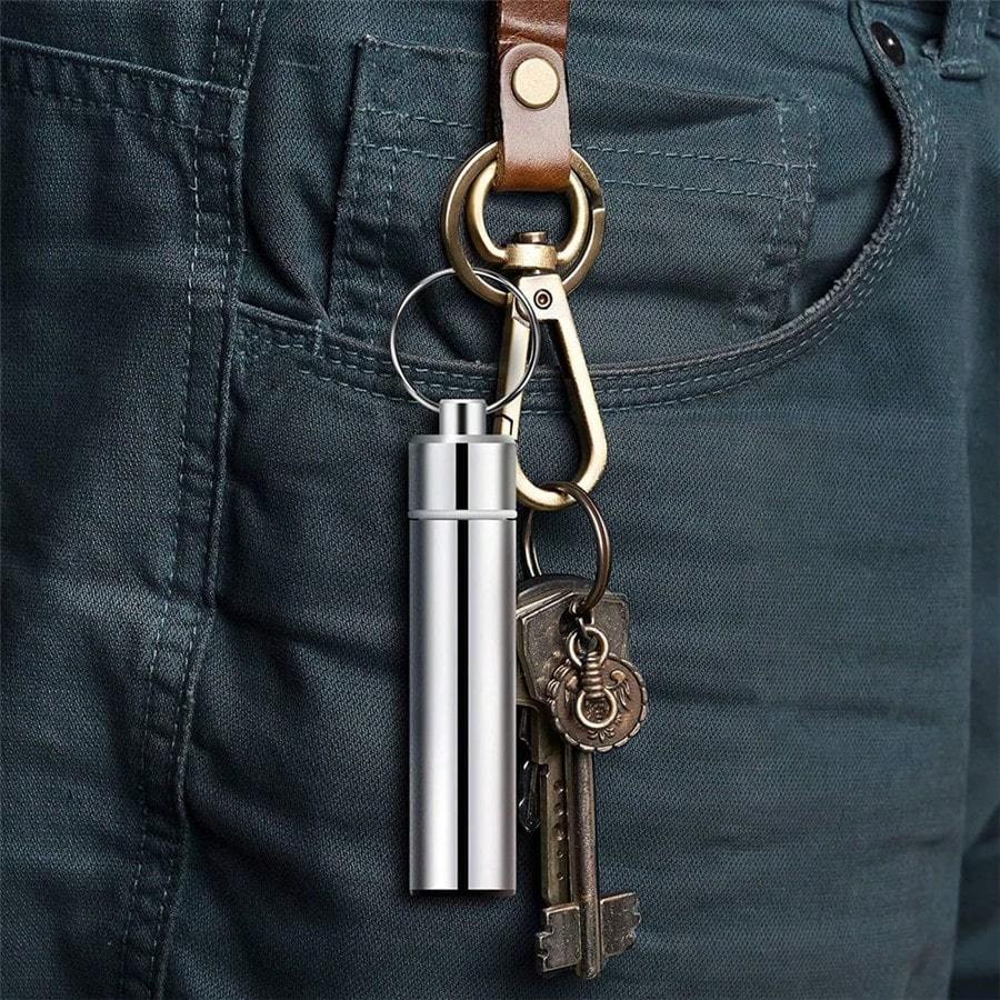 Set of 6 Stainless Steel Dental Care Tools with Toothpick and Floss Holder