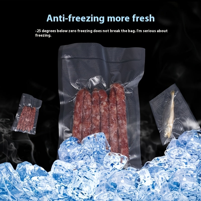 Vacuum Sealing Bags for Food Storage, Plastic Compression Bags for Sealing Machine