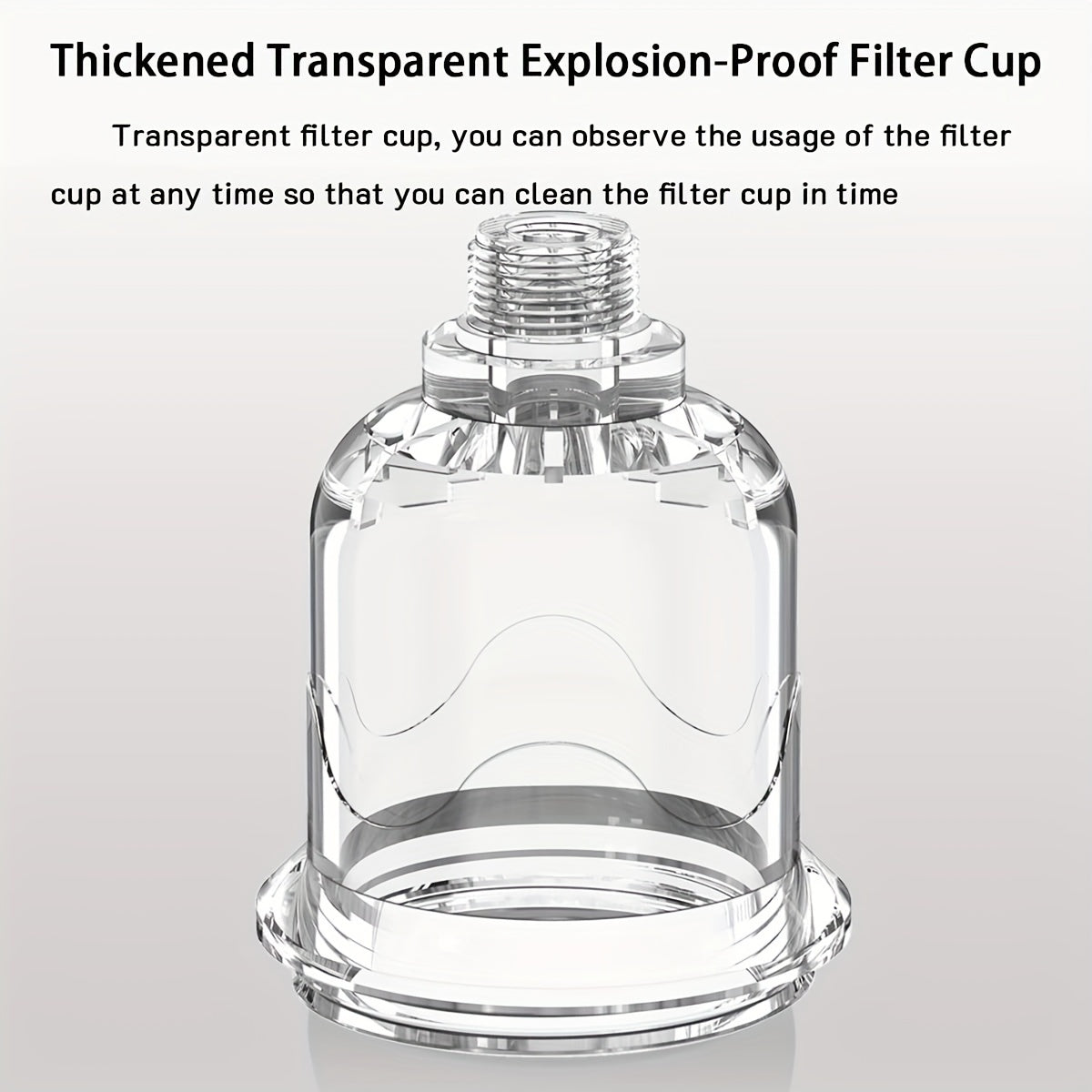 Suv isitgichi uchun zanglamaydigan po'latdan yasalgan old filtr - Bir dona, qayta ishlatiladigan aylantiriladigan cho'kindi filtri shisha shaklidagi idishda, kir yuvish mashinalari, dushlar va lavabo uchun energiya tejamkor yechim