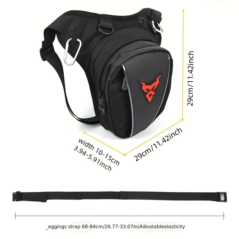 Unisex Outdoor Canvas Motorcycle Drop Leg Side Bag Waist Bag Riding Outdoor Gear