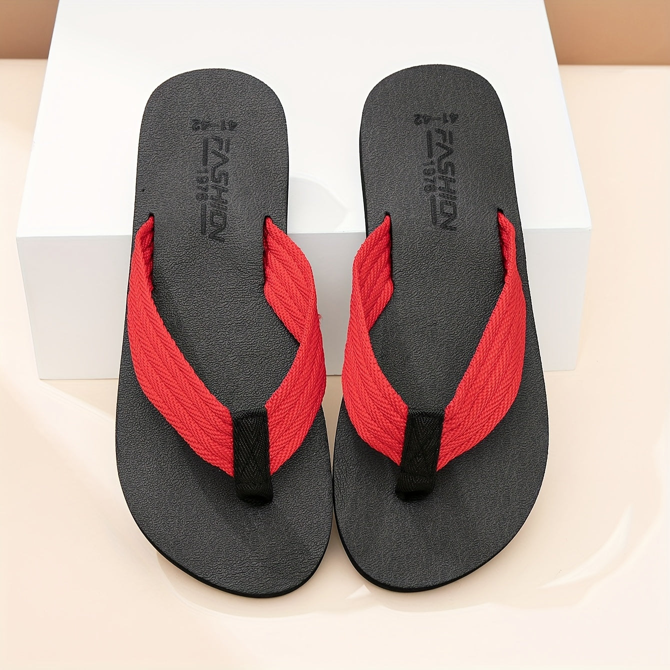 Мужские тканевые верхние шлепанцы для помещений, улицы, пляжа, весны и лета