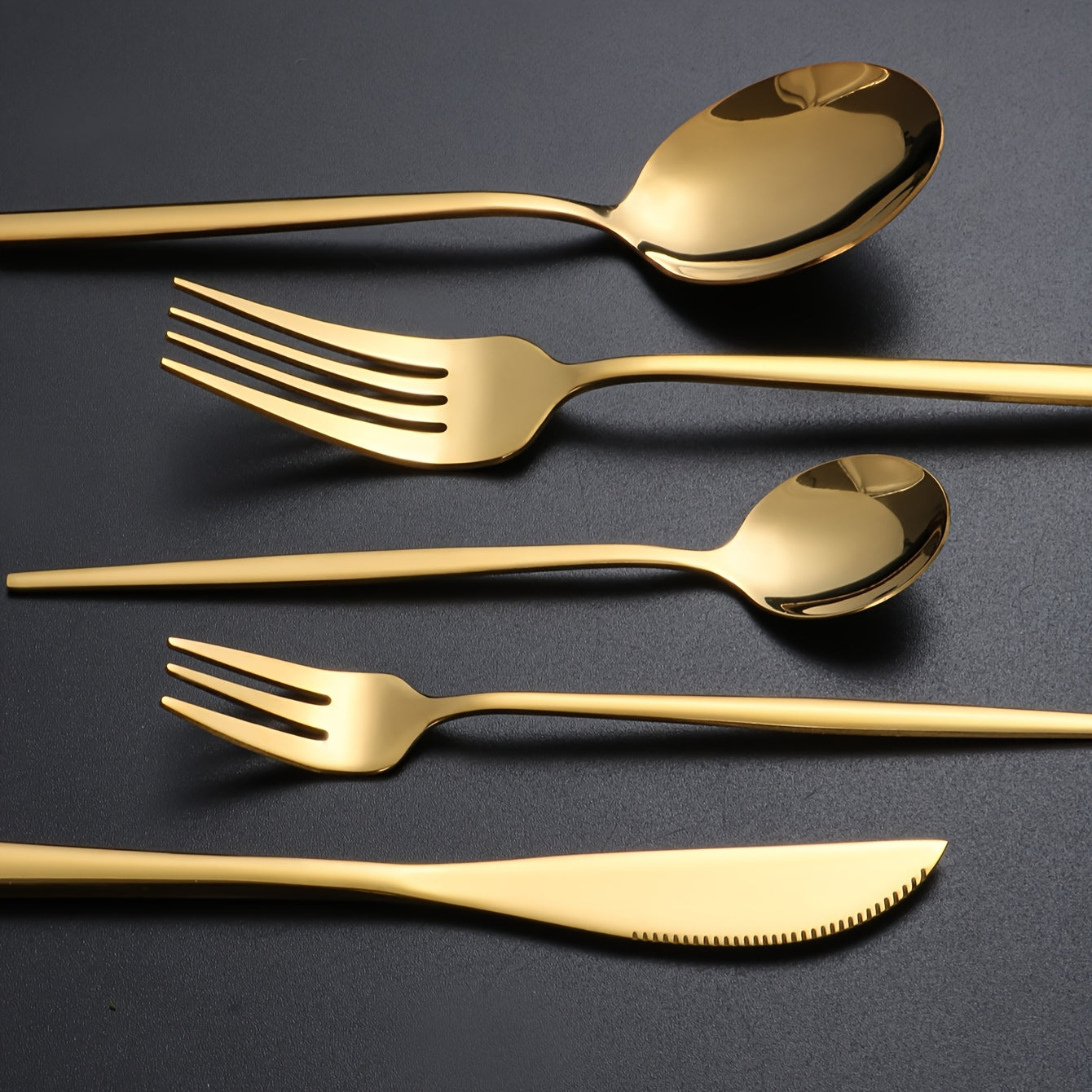 Набор из 20/30 предметов нержавеющей стали португальской столовой посуды, включающий нож для стейка, вилку, ложку, чайную ложку, фруктовую вилку, десертную ложку