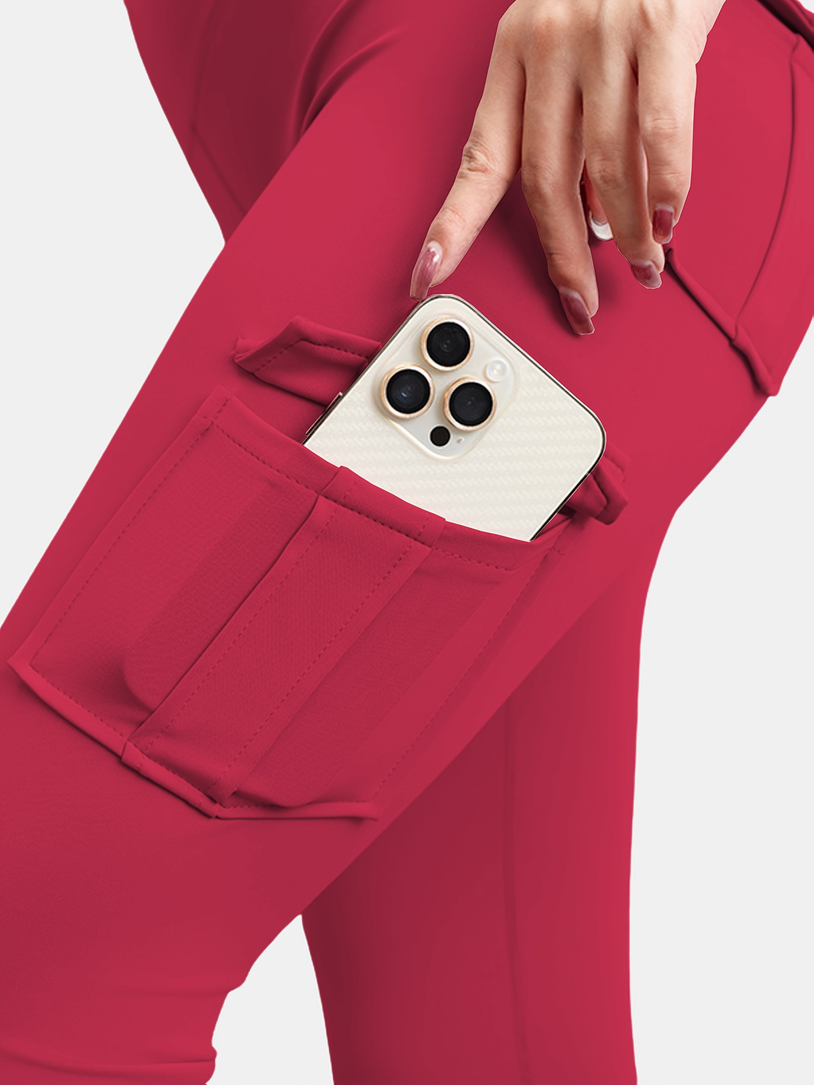 Pack de 3 pantalones deportivos para mujer con cintura elástica que absorbe la humedad para yoga y correr