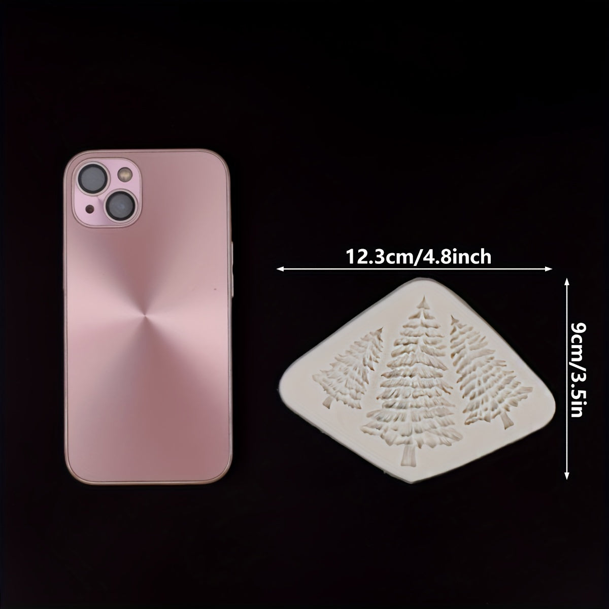 Tree Chocolate Molds Silicone 3D Pine Dead Tree Candy Fondant Cookie Baking Tools