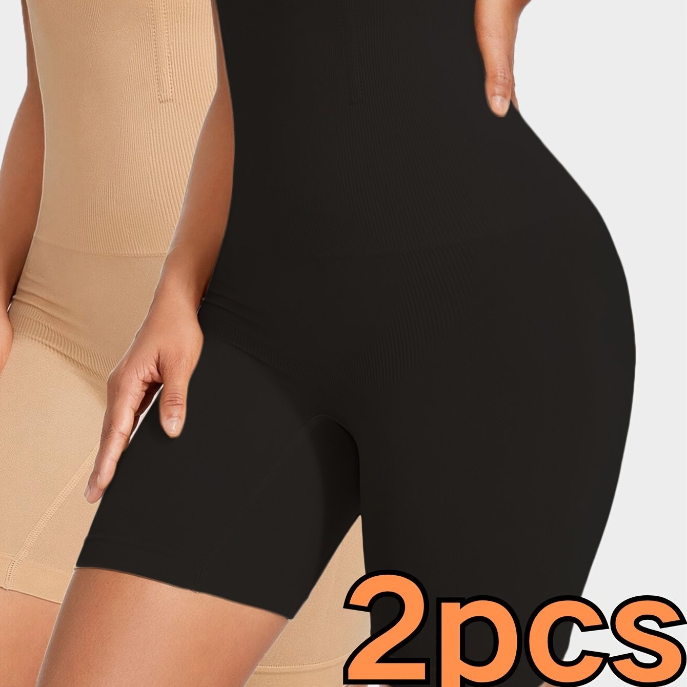 Women’s Seamless High Waist Shapewear Shorts Tummy Control Butt Lifting Slimming
