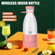 Portable Electric Fruit Juicer Blender 500ML Wireless USB Rechargeable Personal Smoothie Shake Cup
