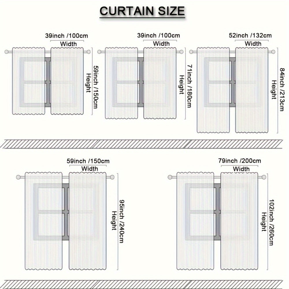 Vintage jacquard shaffof pardalar to'plami, yotoqxona, oshxona, restoranlar uchun ipak bilan tikilgan panellari bilan. Yuvilishi mumkin va astarsiz, romantik mavzu bilan barcha fasllar uchun mukammal.