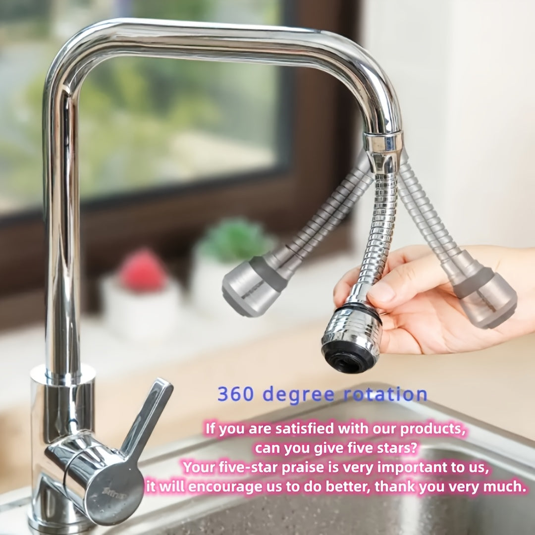360° Rotary Kitchen Faucet Nozzle Water-Saving Sink Extender