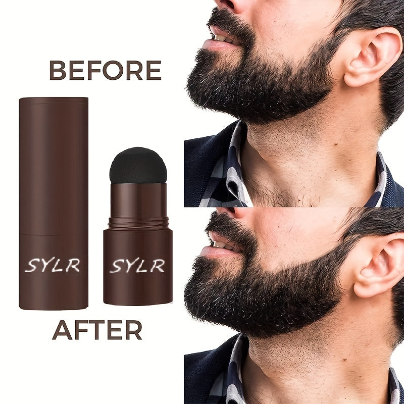Men's Beard Shaping Pen Waterproof 3-in-1 Mustache Styling Powder