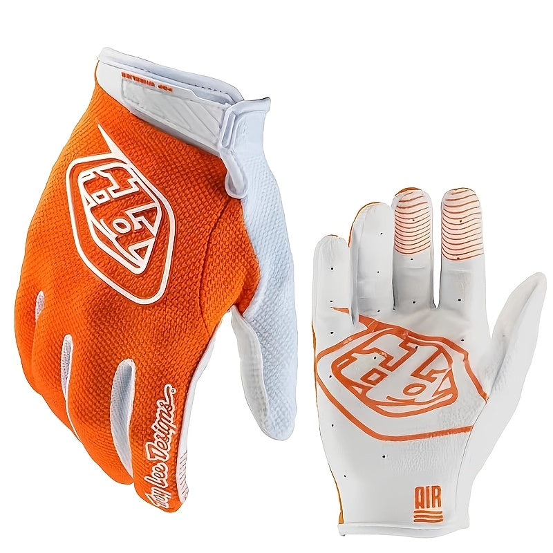 Unisex Synthetic Leather Racing Gloves Breathable Mesh Motorcycle Cycling Outdoor