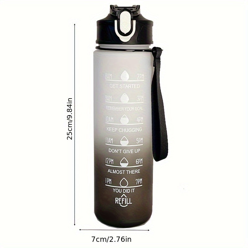 1L Motivational Water Bottle for Outdoor Activities and Gifts