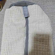 Chenille poyabzal yuvish sumkasi uchun sneakerslar, zipli kir yuvish tashkilotchisi, oval tikanli mato