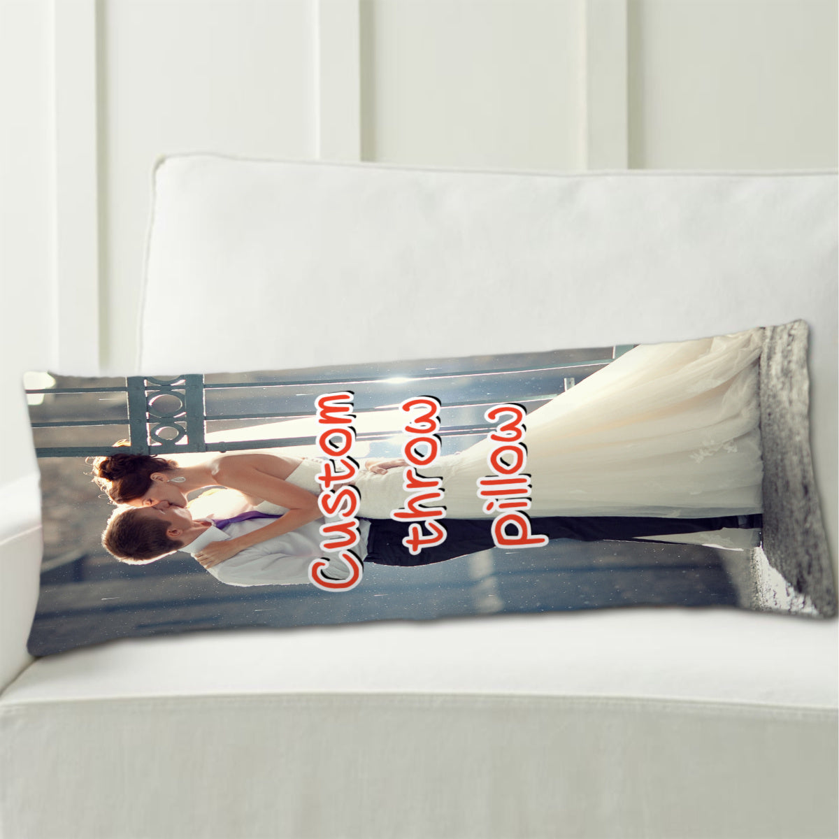 Custom Photo Body Pillowcase 50.8x137.16 cm Double-Sided Print Plush Gift