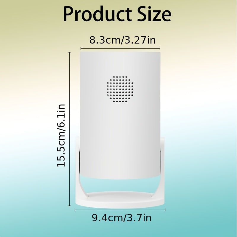 1080P HD, WiFi, USB, 20 Lumenli simsiz uy proyektori