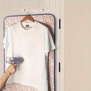 Portable Ironing Pad with 6 Layers of Protective Fabric, Concentric Circle Pattern, for Flat Surfaces