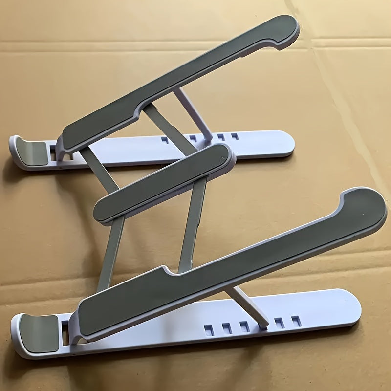 Adjustable Laptop Stand Made of Lightweight ABS Material Fits 30.48-39.62 cm Notebooks