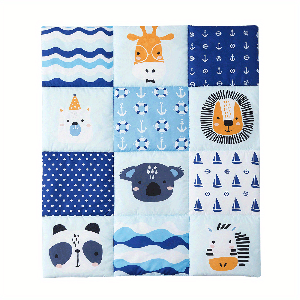 Baby Blanket Soft Quilt for Babies and Toddlers All Seasons Square Animal Designs 84x107cm