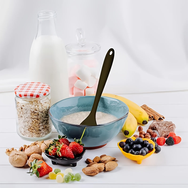 Silicone Cooking Spoon Set 2 or 4 Pieces for Stirring and Mixing