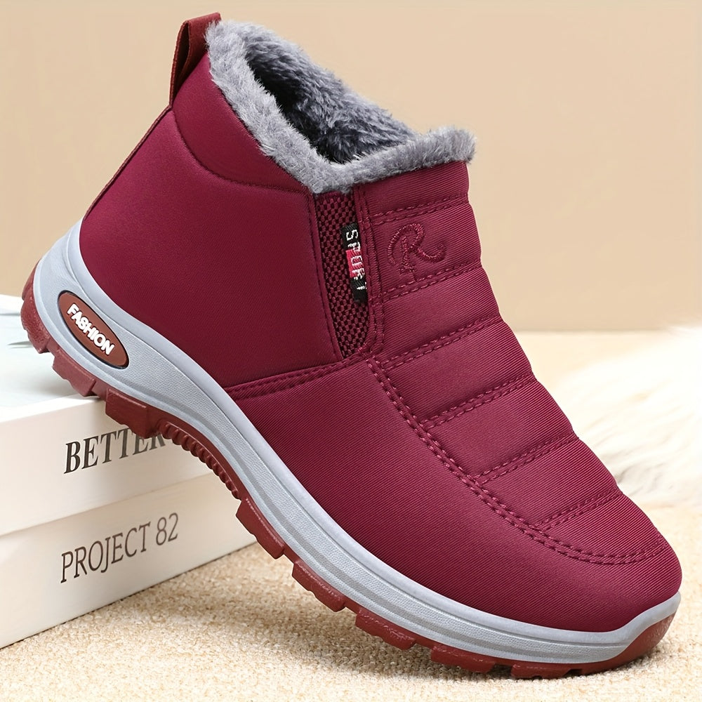 Women’s Fashion Casual Ankle Boots Warm Comfortable Soft Sole All Seasons