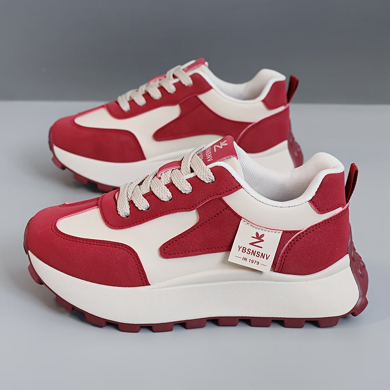 Women's Outdoor Sneakers Breathable Synthetic Fabric Cushioned Sole Casual Walkers
