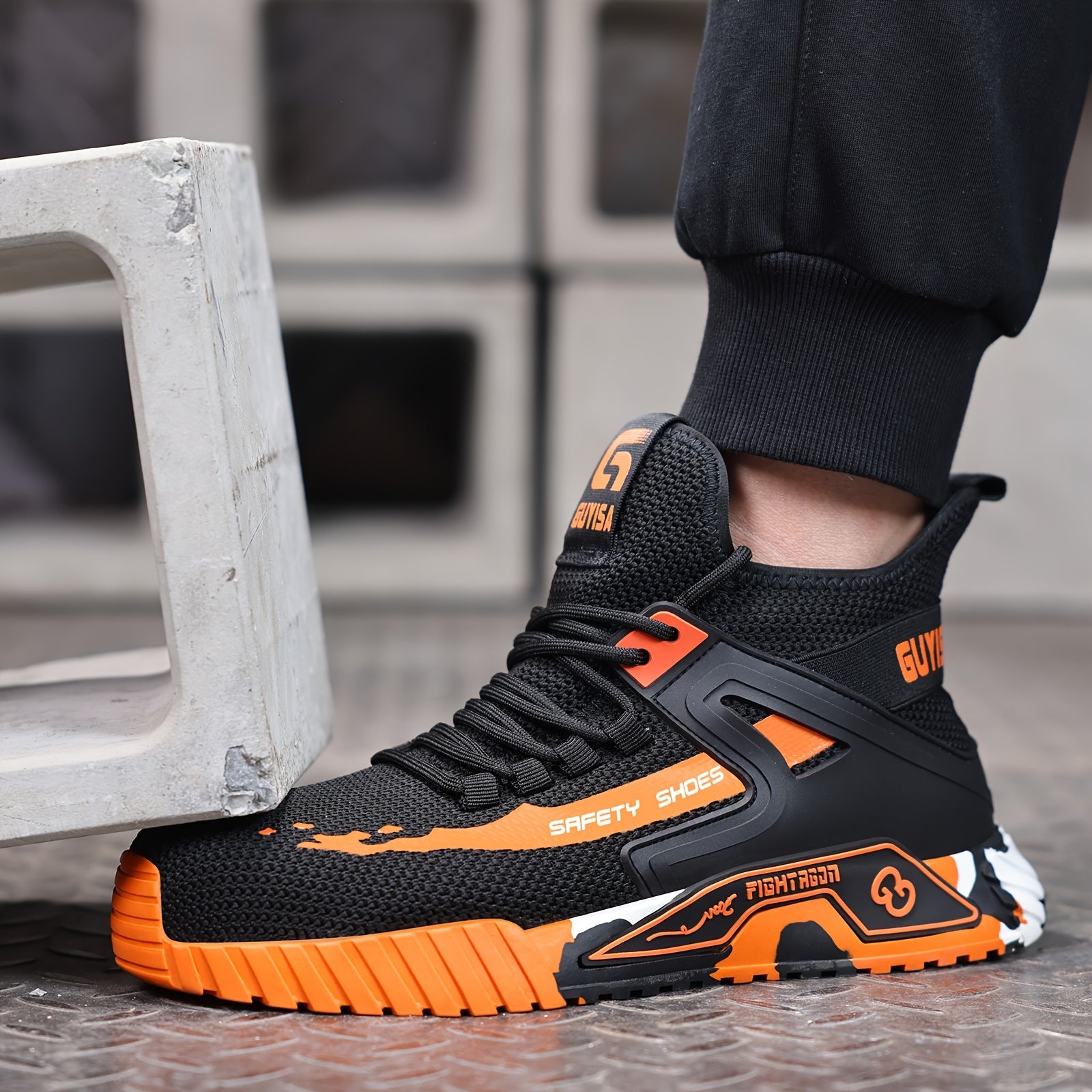 Women's Steel Toe Work Shoes Anti-Smash Anti-Piercing Lightweight Safety Shoes For Work