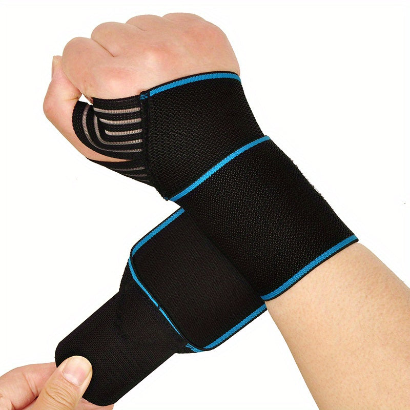 Adjustable Wrist Support Strap for Weightlifting Sports and Daily Activities Red Grey Blue