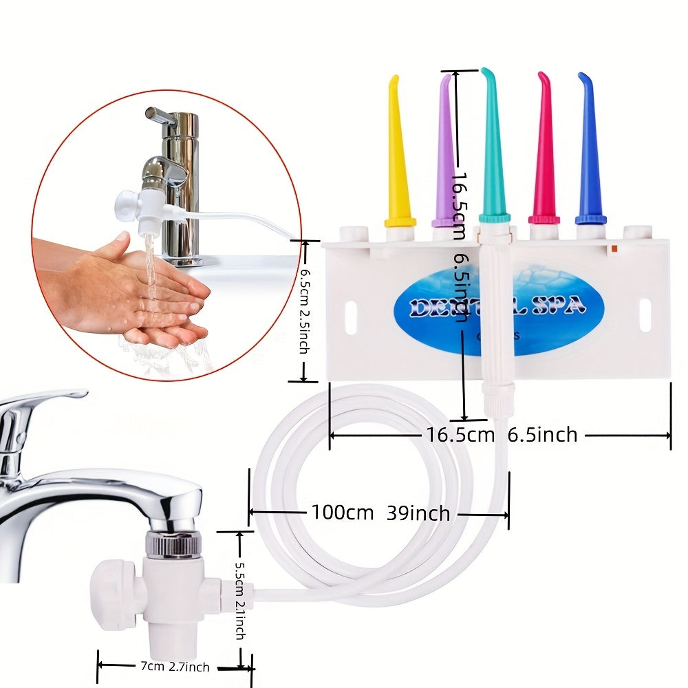 Tishlar uchun og'iz gigienasi uchun suvli irrigator, tish ipi, tish cho'tkasi va tish ipi uchun flossar