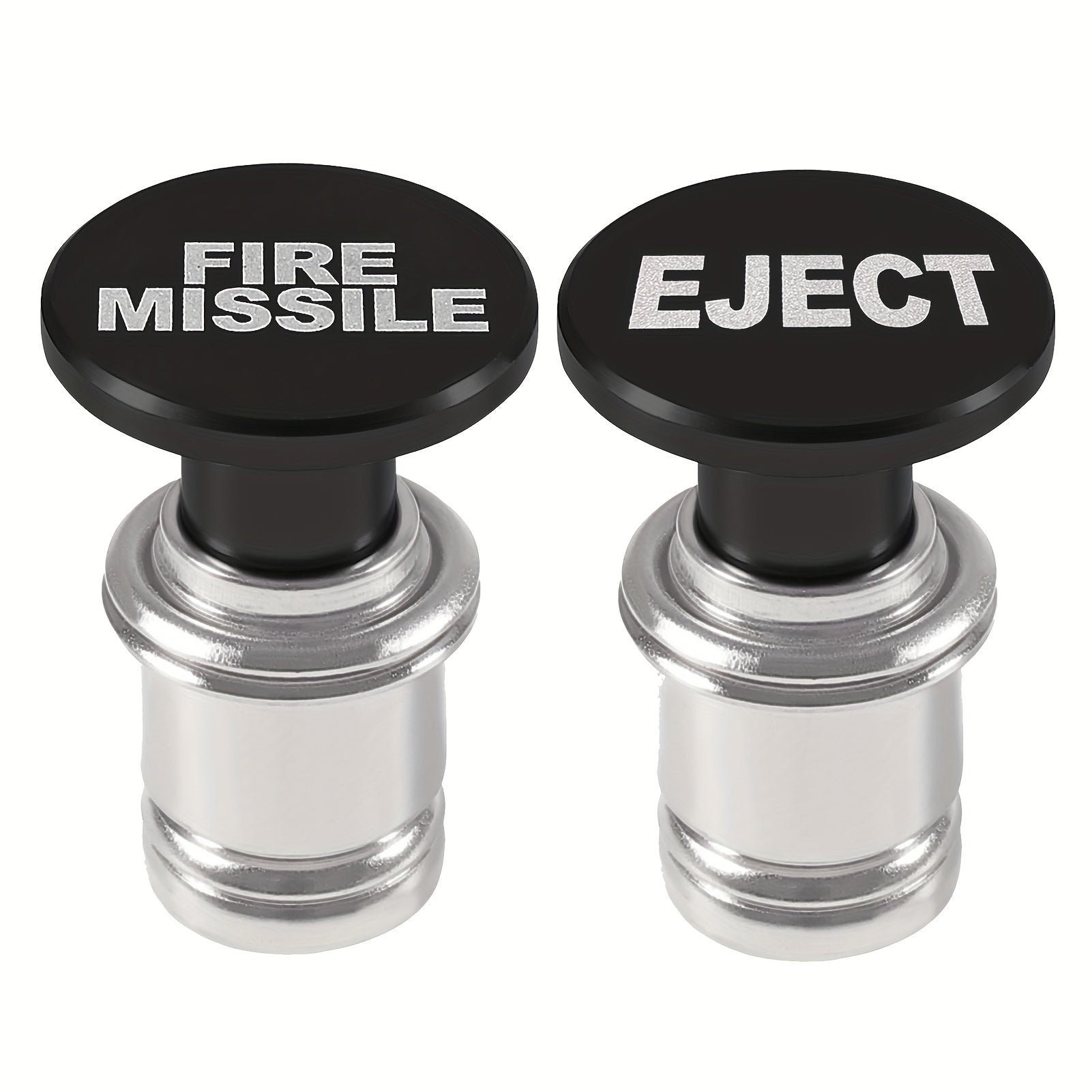 2 Pieces Car Fire Missile Eject Panic Button 12V Lighter Plug Auto Accessories