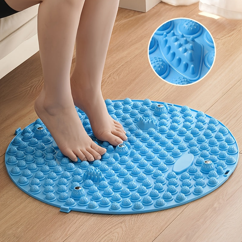 Round TPE Foot Massage Mat for Deep Tissue Pressure Relief and Blood Circulation