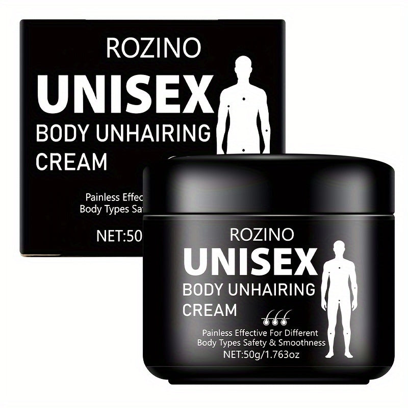 Men's Hair Removal Cream 50G Hypoallergenic for Body Smooth Skin