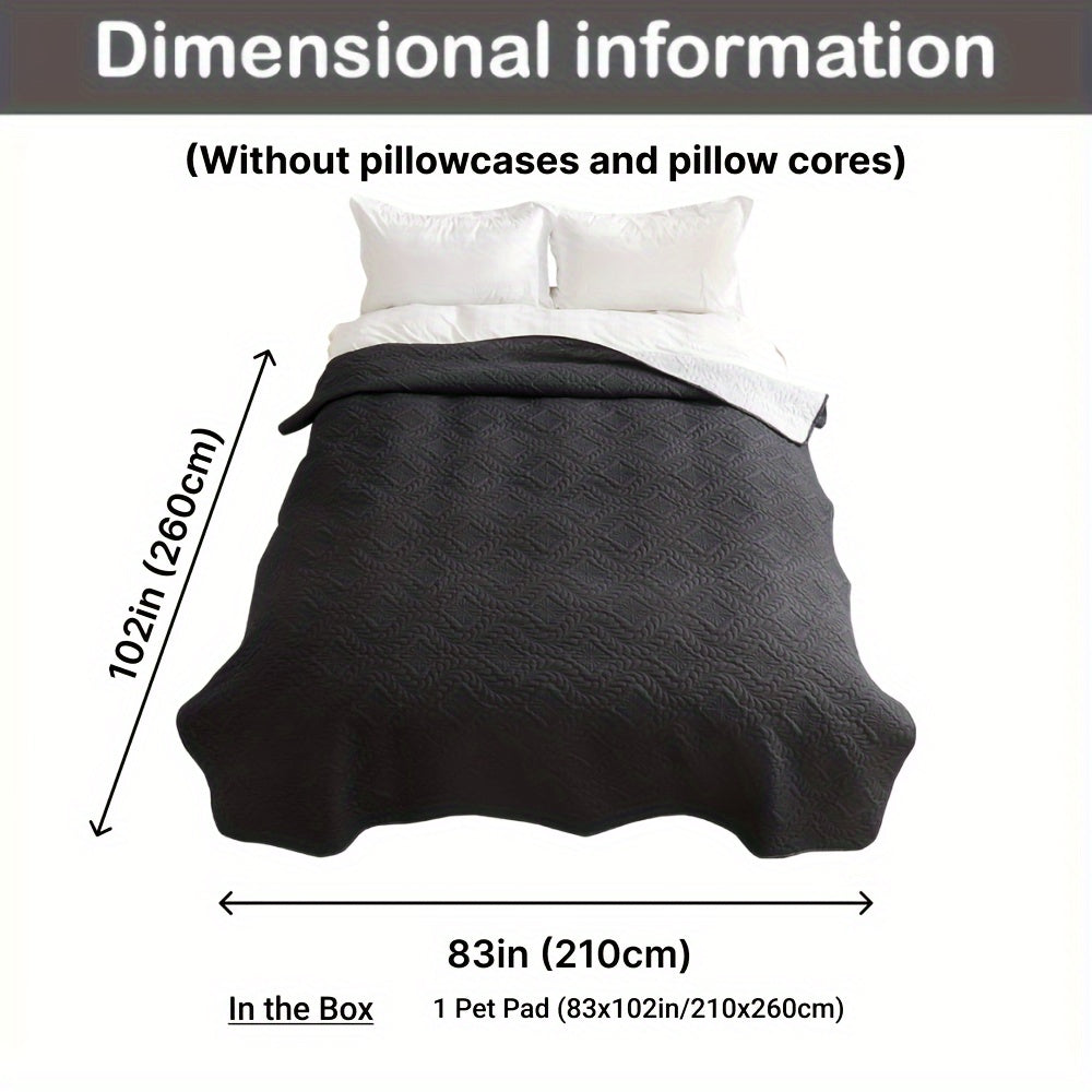 Waterproof Pet Bed Cover for Dogs and Cats in Red Dark Blue Black Sofa Protector Mat