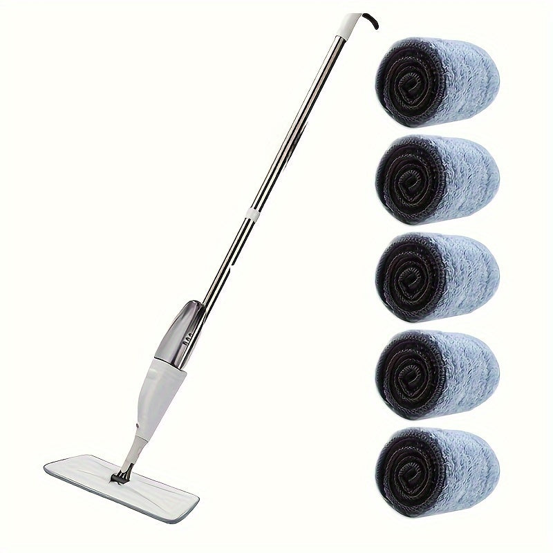 Multi-Functional 2-in-1 Spray Mop with Washable Pads for Wet and Dry Cleaning