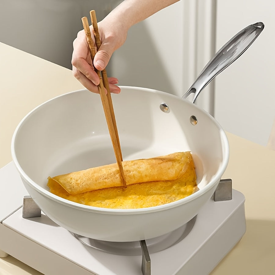 Мини-сковорода из чугуна с крышкой для индивидуальной готовки, антипригарная, прочная