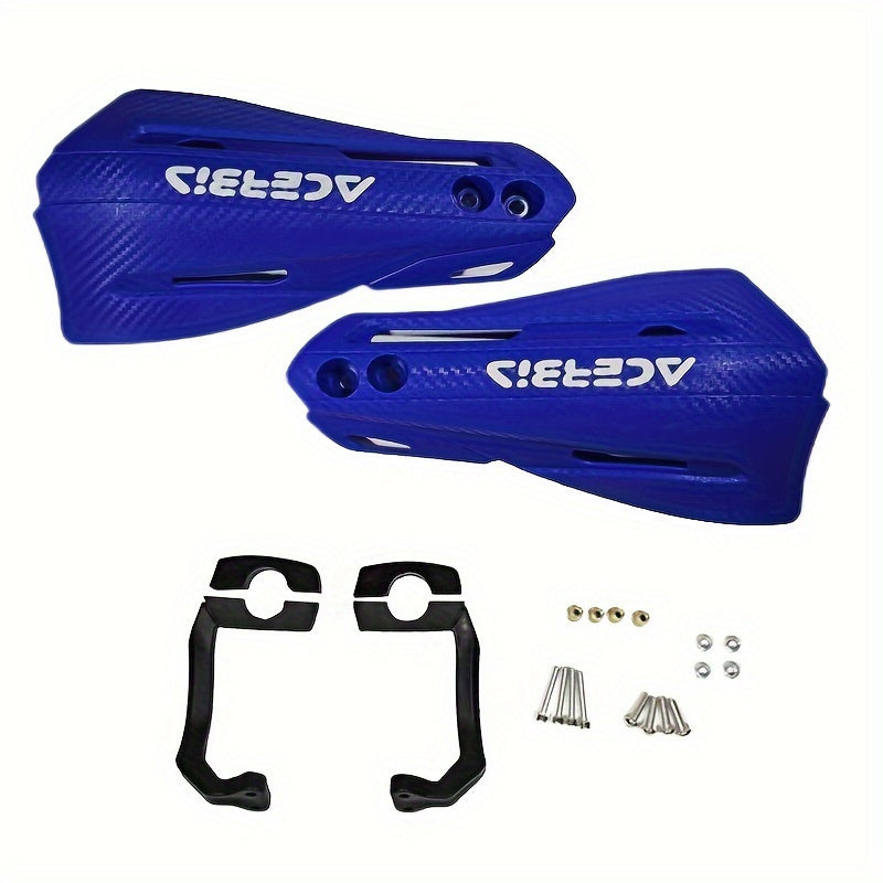 Motorcycle Handguards Carbon Fiber Look Windproof Easy Install for Dirt Bikes