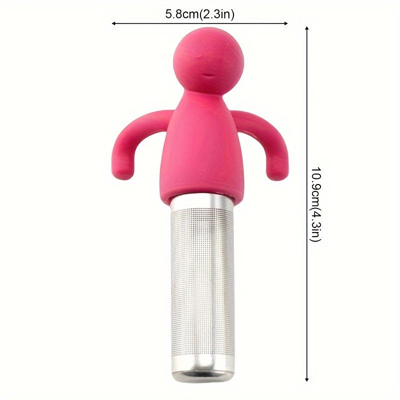Stainless Steel Tea Infuser with Silicone Hook Handle for Loose Leaf Tea