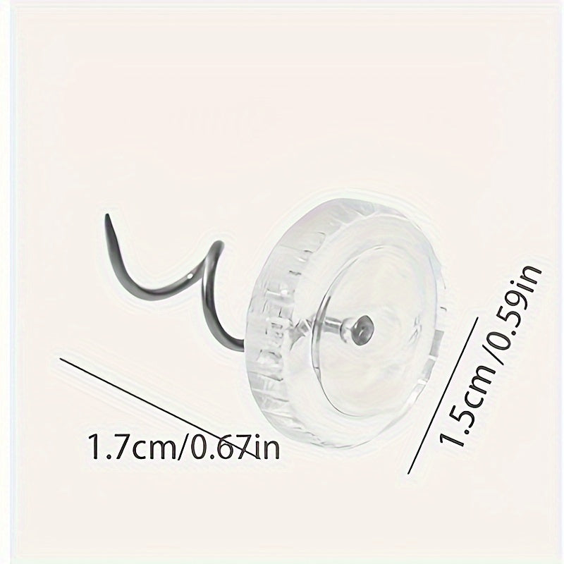 Set of 50 Spiral Twist Nails for Sofa Cushion Retainer Non-Slip Sheet Clips Metal Plastic