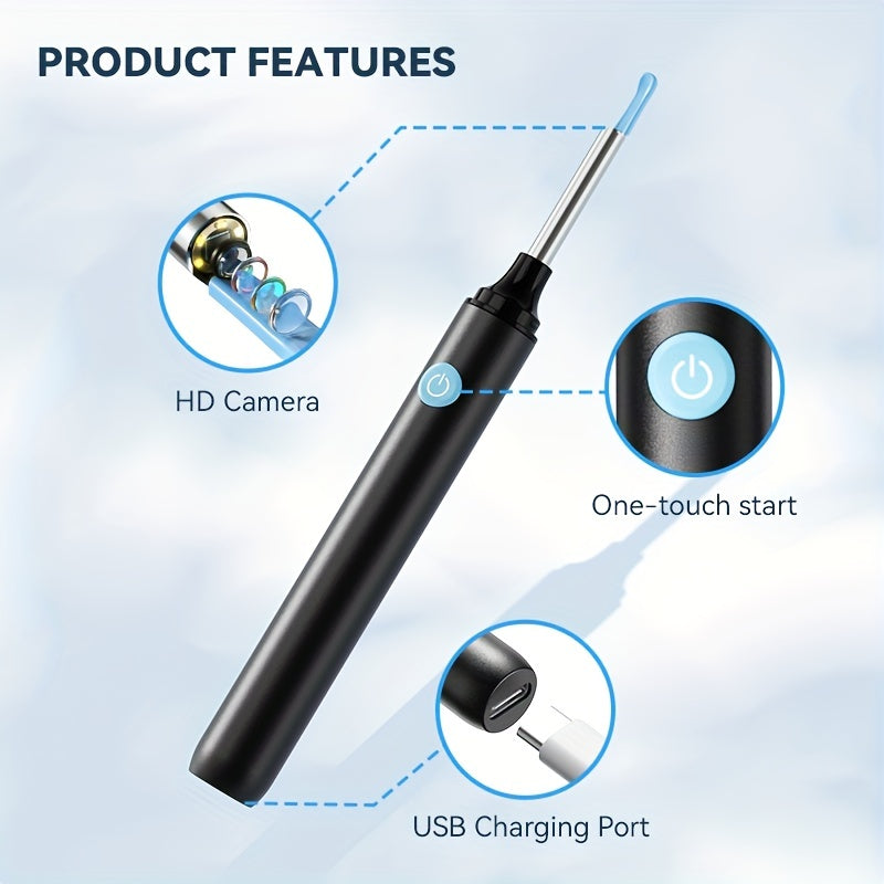 7-Piece Visual Ear Cleaning Tool Set with Camera LED Light USB Rechargeable